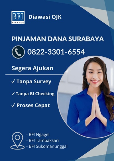 Pinjaman Dana Tunai Surabaya Cepat Murah Tanpa Survey Bunga Rendah Aman Mudah